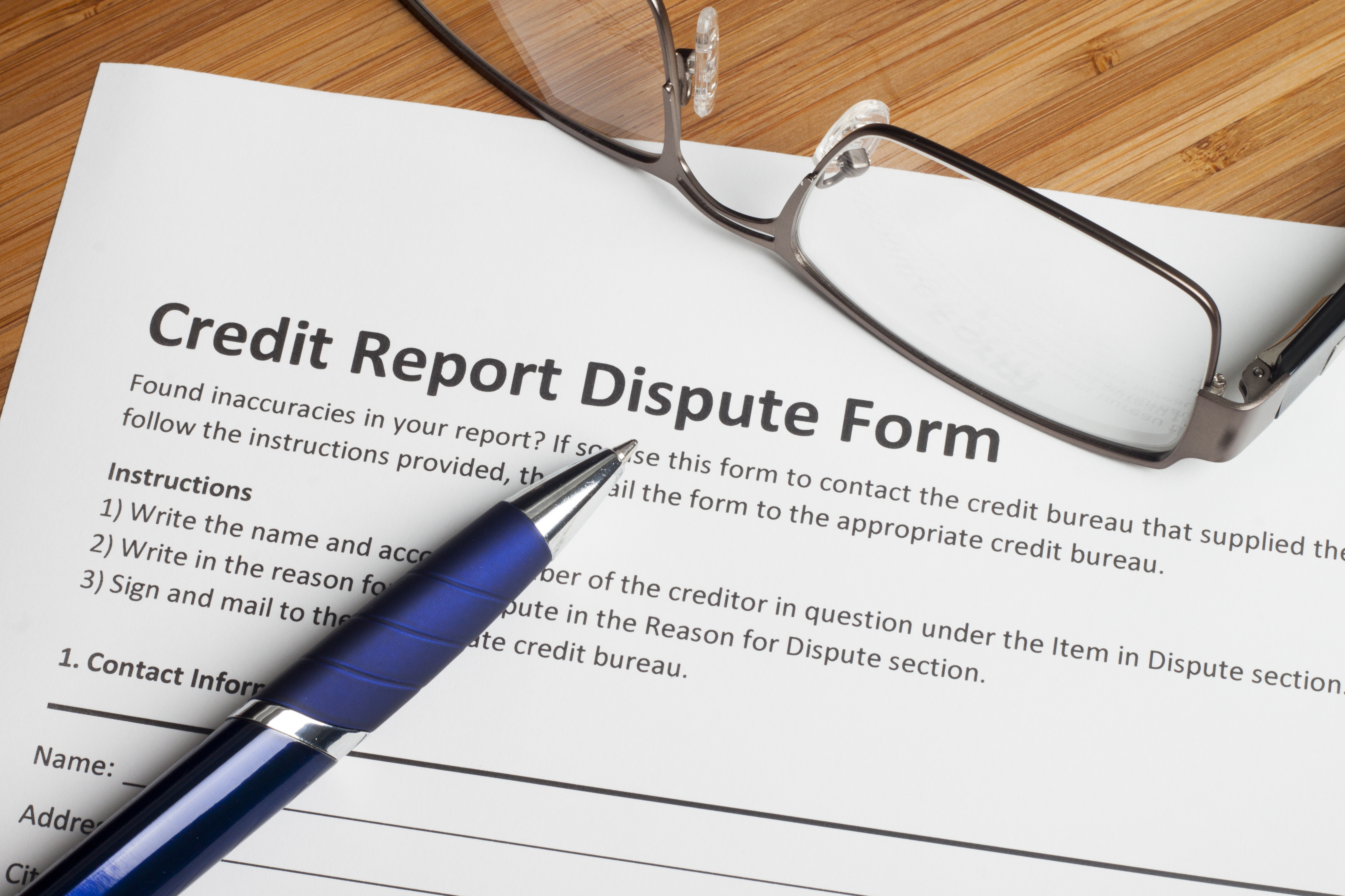 dispute credit report